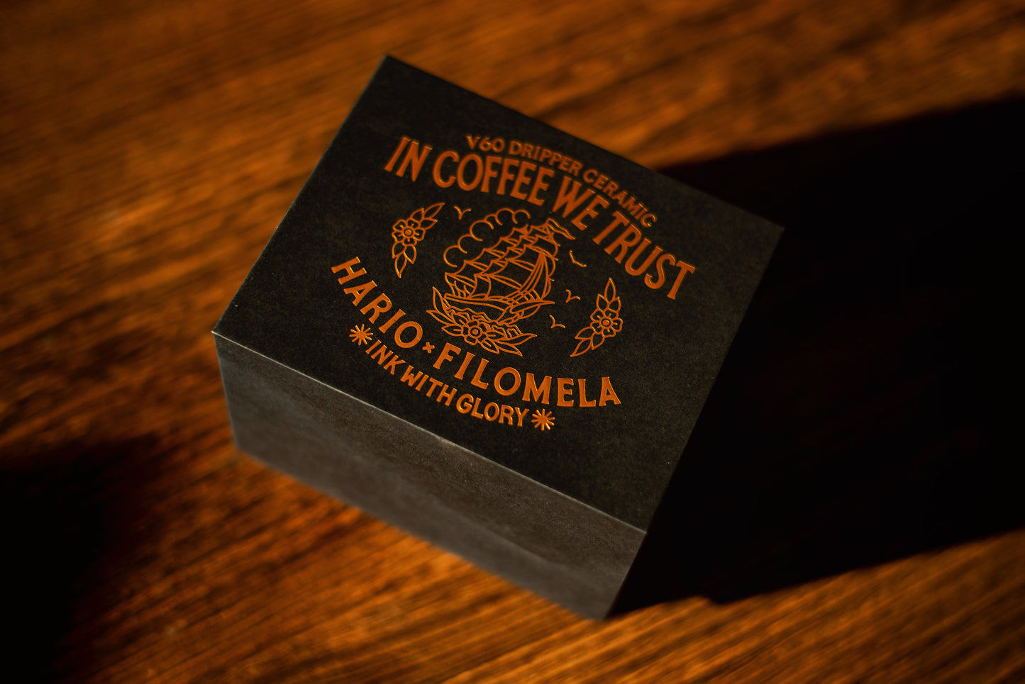 Filoméla x Hario コラボコーヒードリッパー【黒金】
