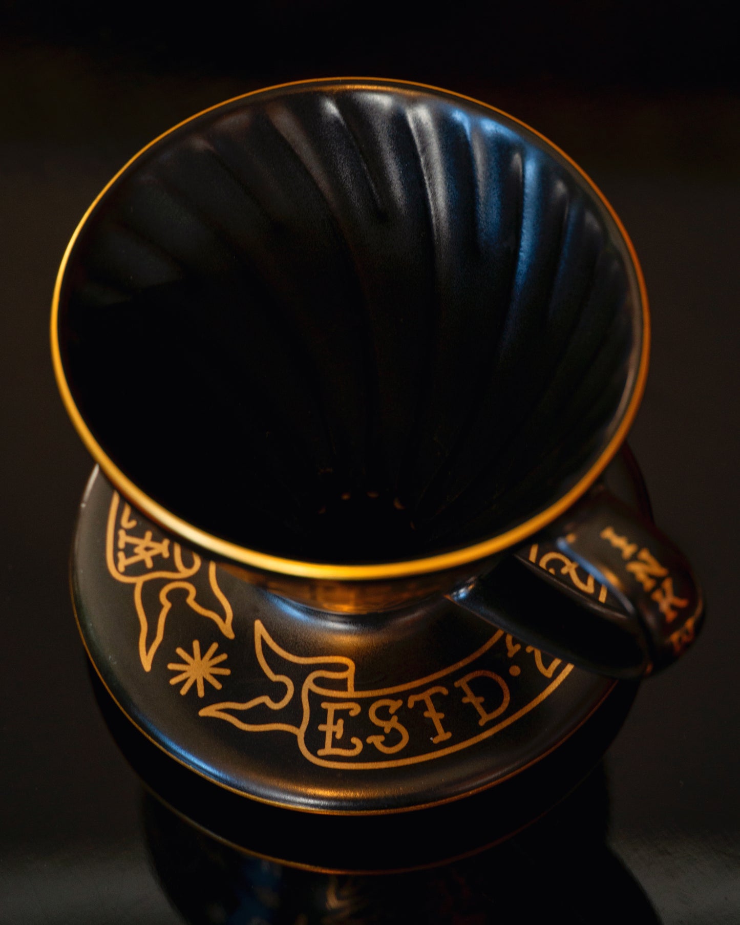 Filoméla x Hario コラボコーヒードリッパー【黒金】