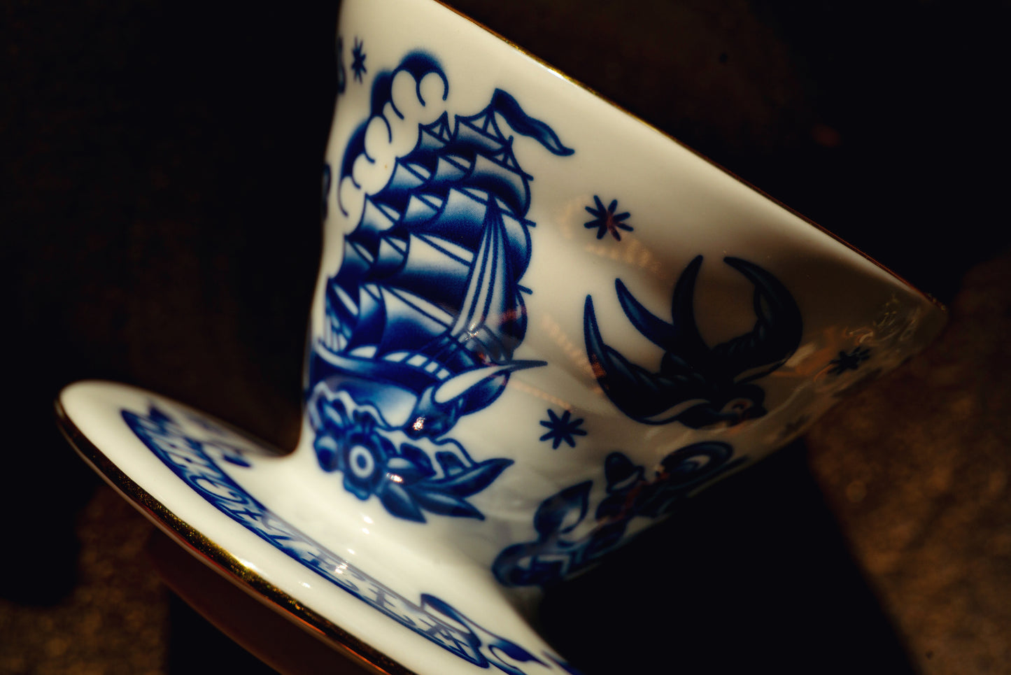Filoméla x Hario コラボコーヒードリッパー【白青】