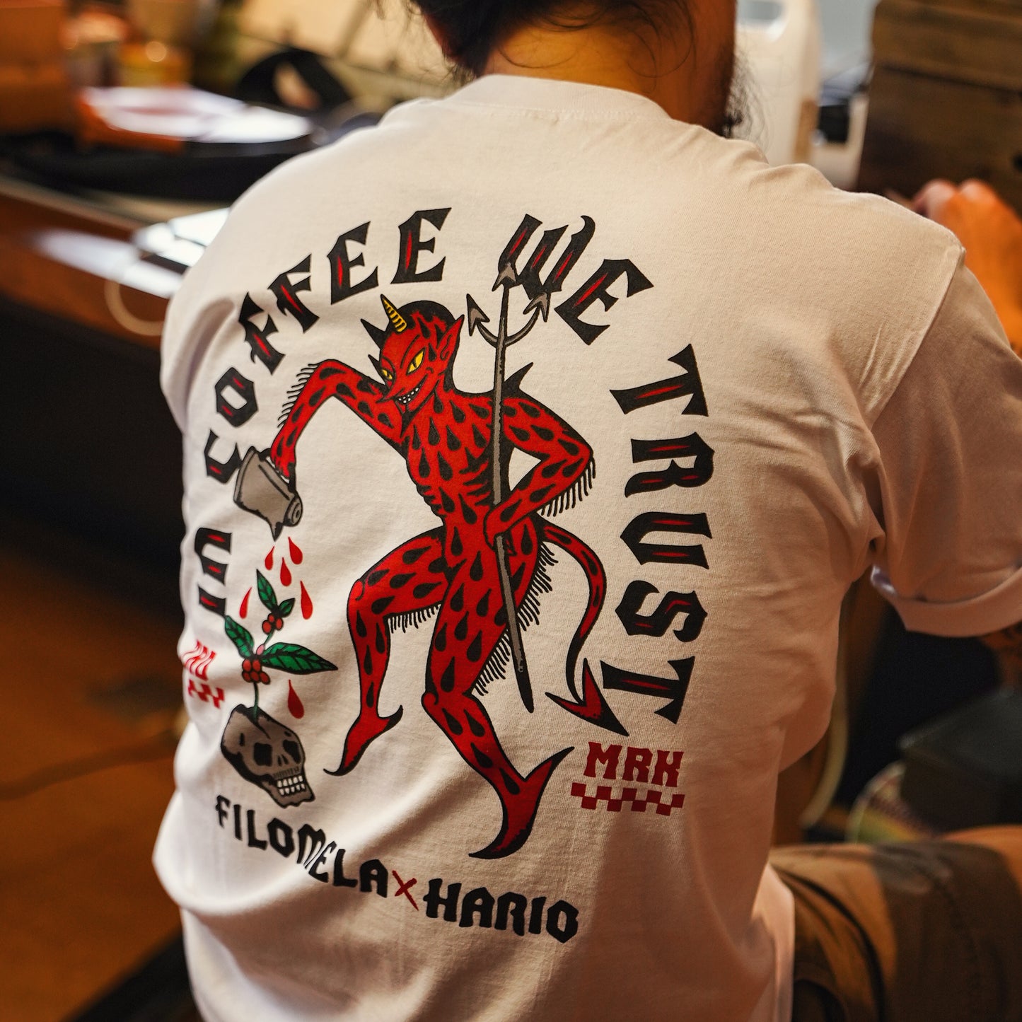 Filomela x Hario Tシャツ