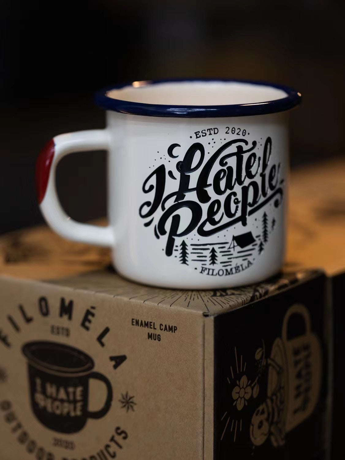 Filomelaホーローカップ I HATE PEOPLE