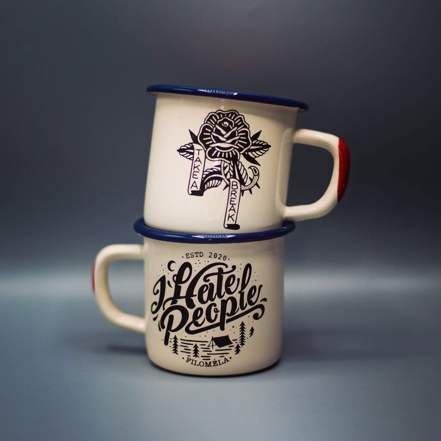 Filomelaホーローカップ I HATE PEOPLE