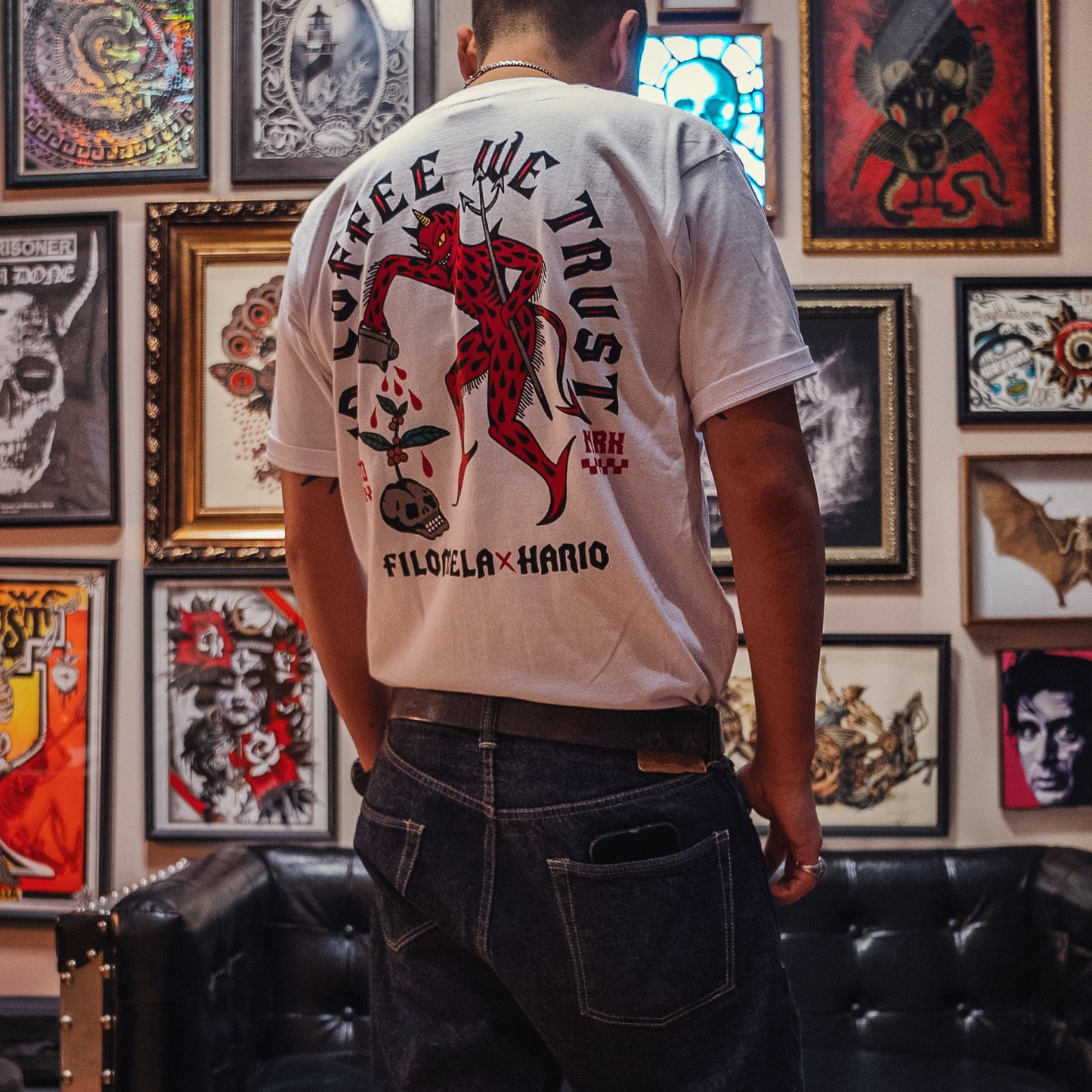 Filomela x Hario Tシャツ