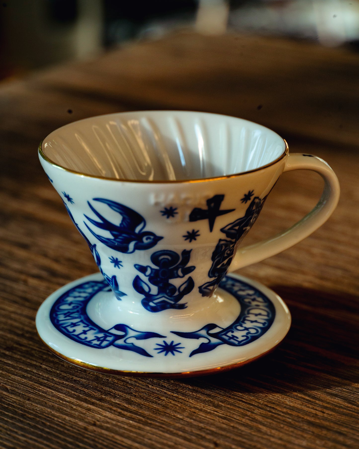 Filoméla x Hario コラボコーヒードリッパー【白青】